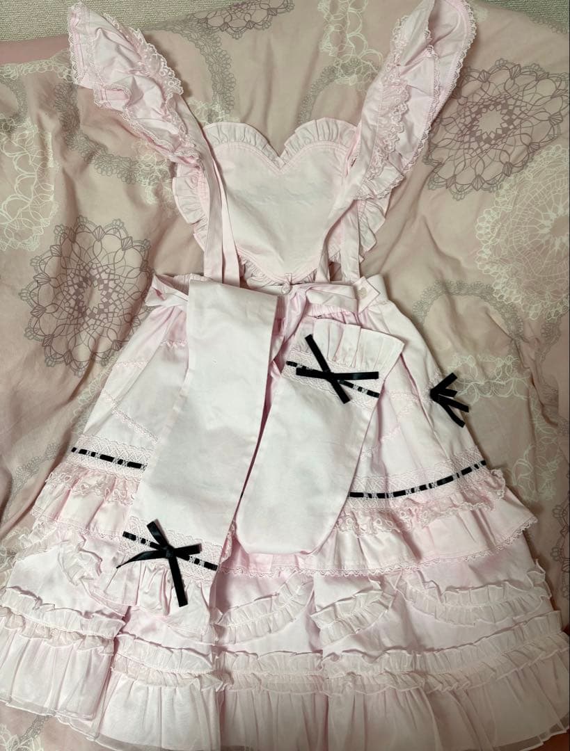 Angelic Pretty Heart胸あて付スカート