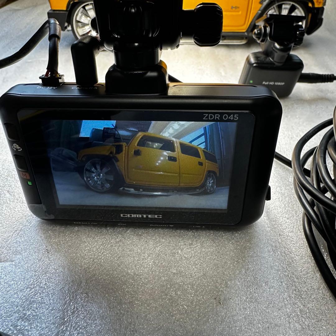 コムテック ドライブレコーダー ZDR045 中古品