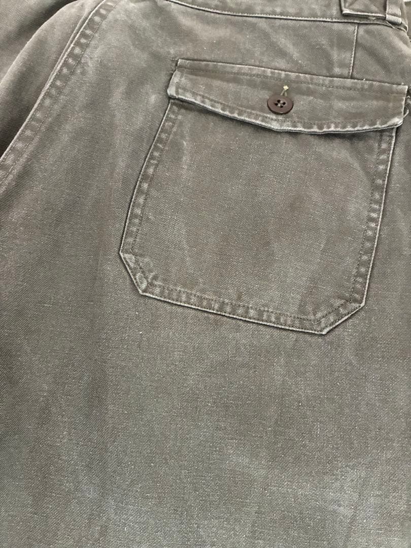 フランス軍　ヴィンテージ　メカニックパンツ　ユーロ　ミリタリー