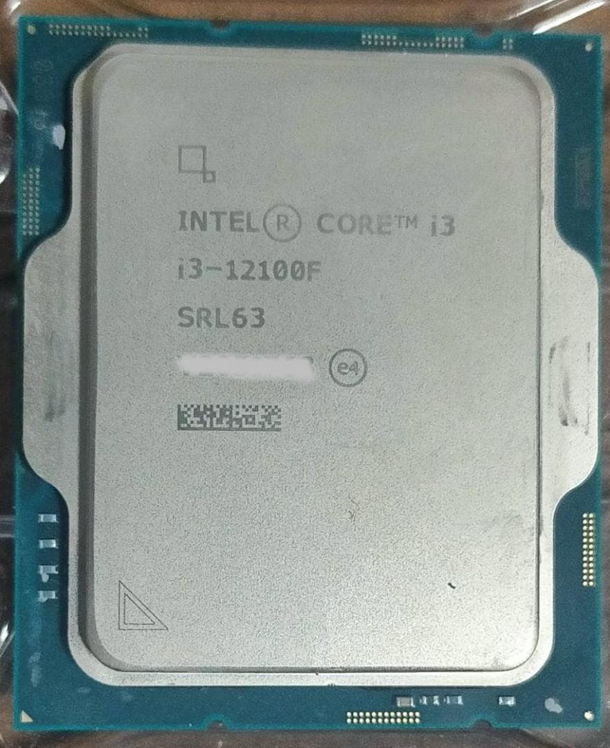 CPU Intel Core i3-12100F CPU