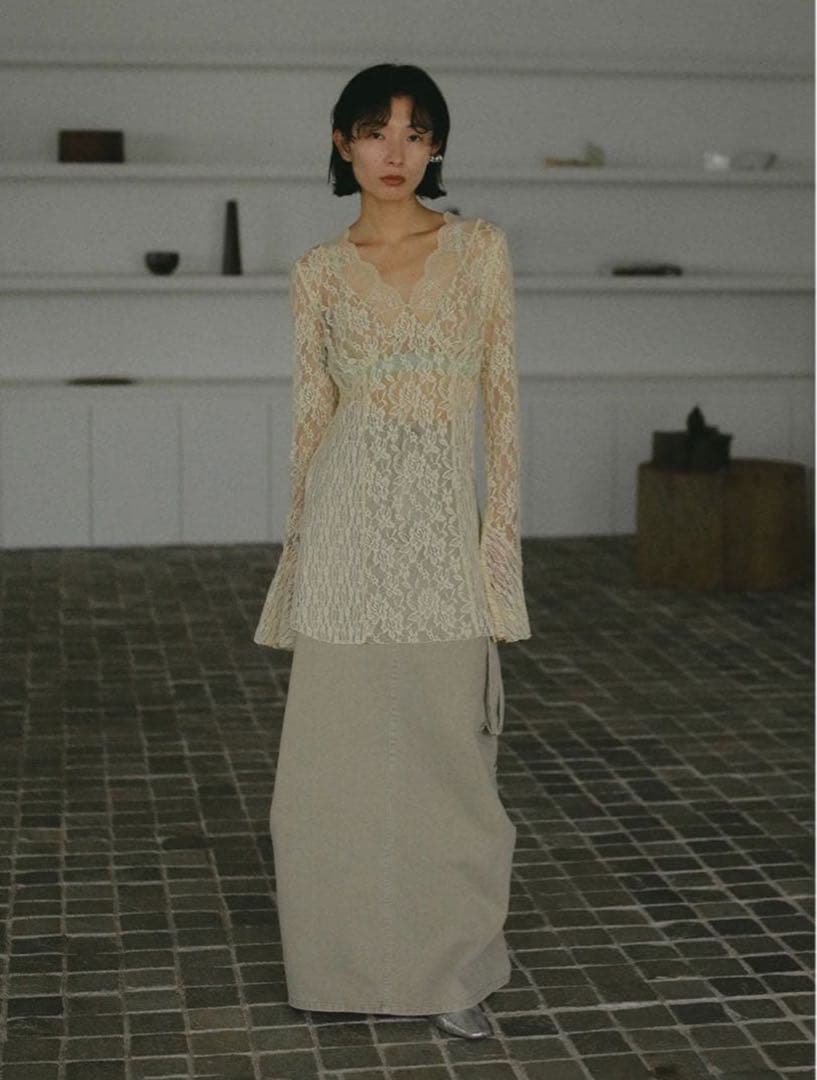 新品 Ameri COMBINATION LACE TOP