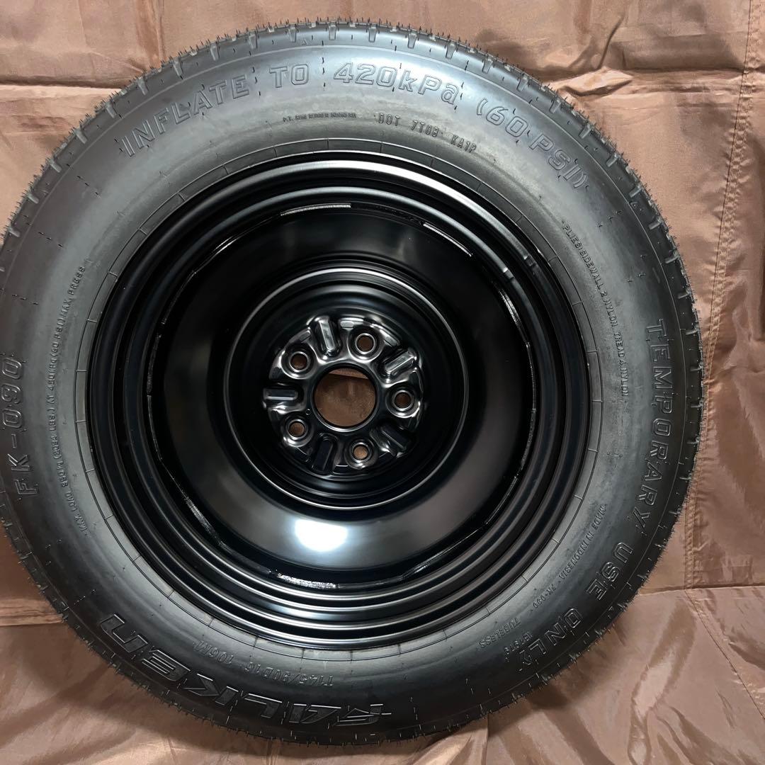 ヤリスクロス純正オプション スペアータイヤ