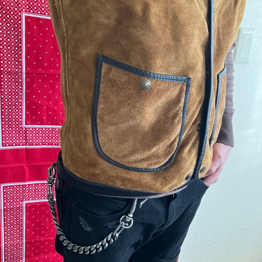 ブラス製　シルバーメッキ　ウォレットチェーン　新品未使用！wichard使用