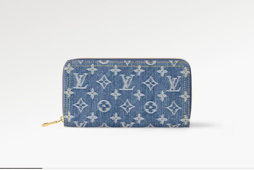 希少2024ss限定　LVリミックス　デニム　ジッピーウォレット　モノグラム