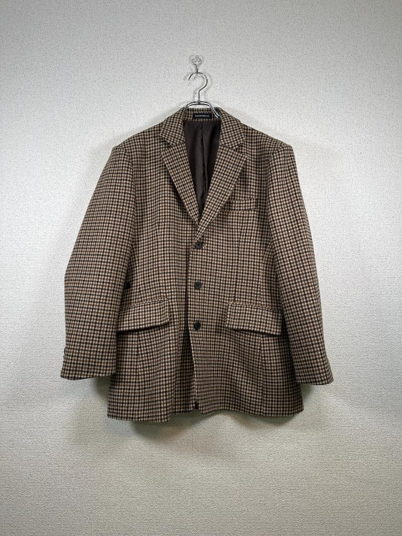 MAISON SPECIAL ウールジャケット（ベージュ×ブラウン）