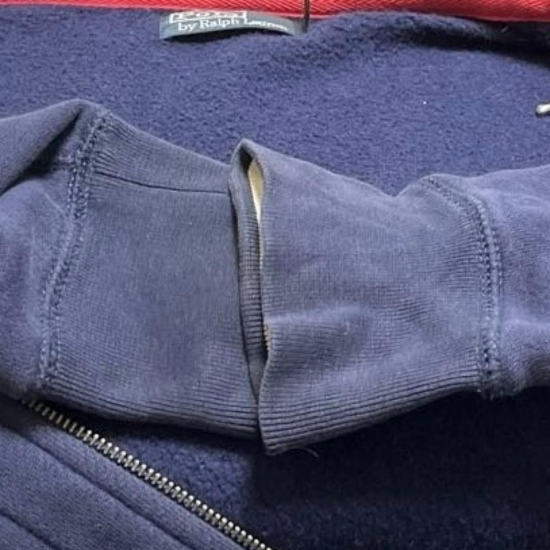 ⭐️90s ラルフローレン ジップアップパーカー⭐️ビックポニー 短丈