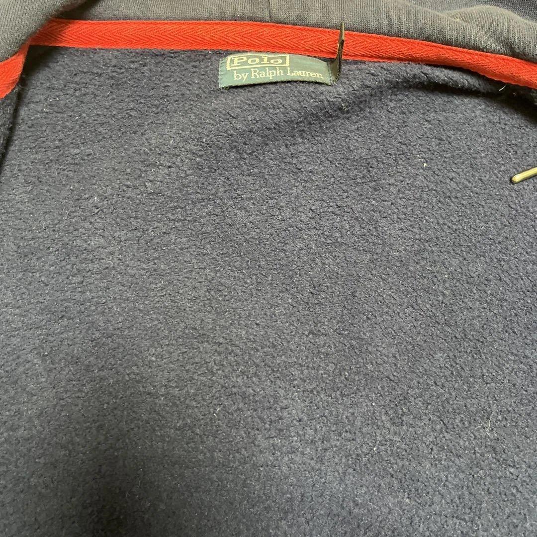 ⭐️90s ラルフローレン ジップアップパーカー⭐️ビックポニー 短丈