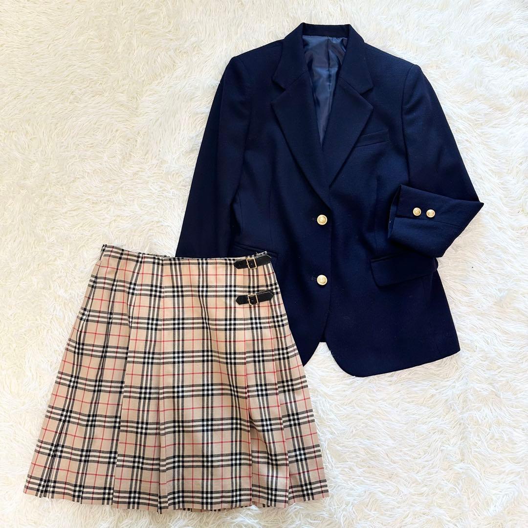 Burberry 2点セット ブレザー スカート