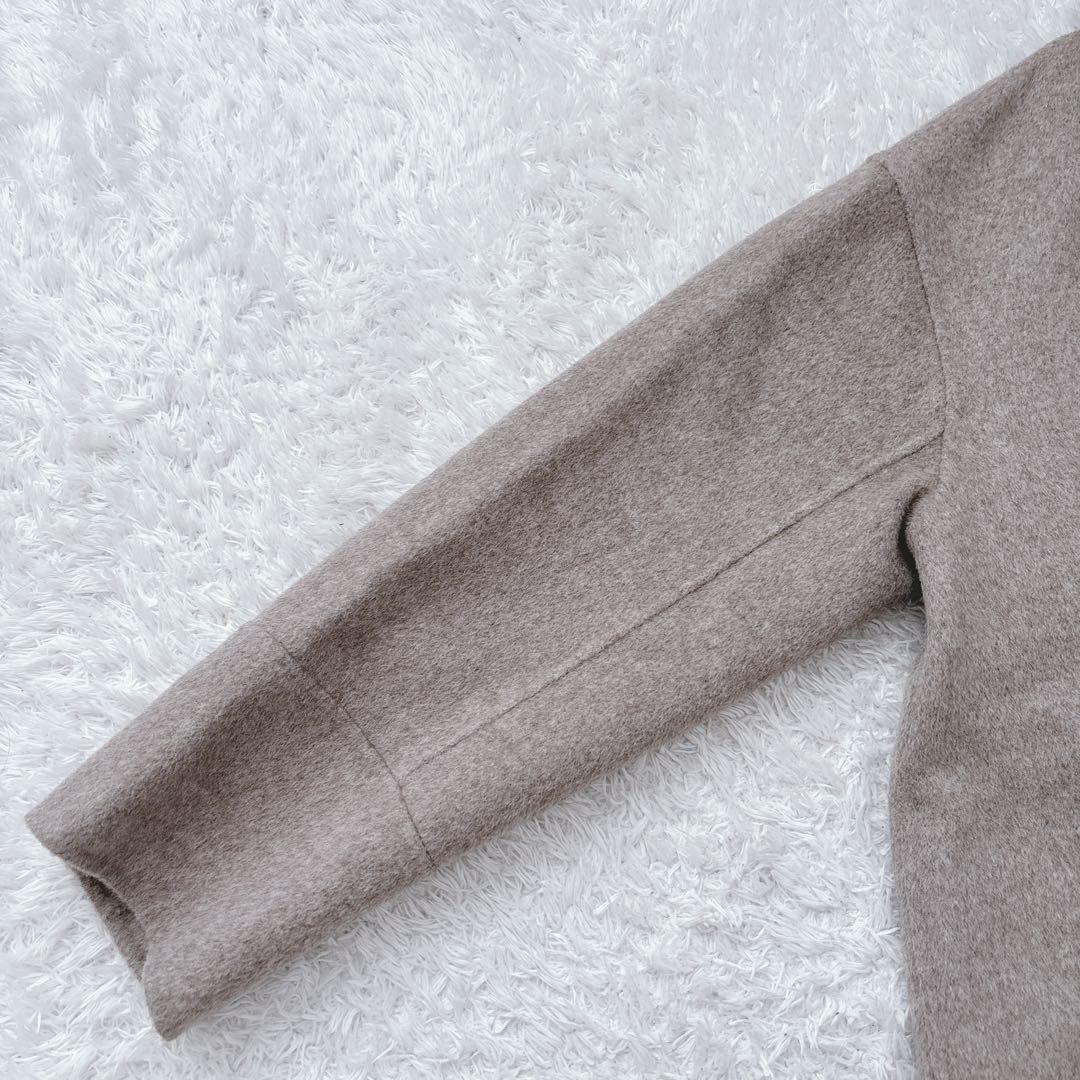 人気☆evernavy リバーピーコート ダブルブレスト エバーネイビー　M