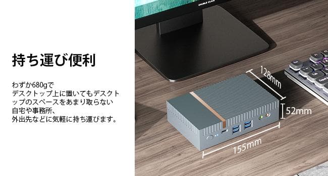 ミニPC 第13世代インテル Core i9-13900H 14コア　限定１個