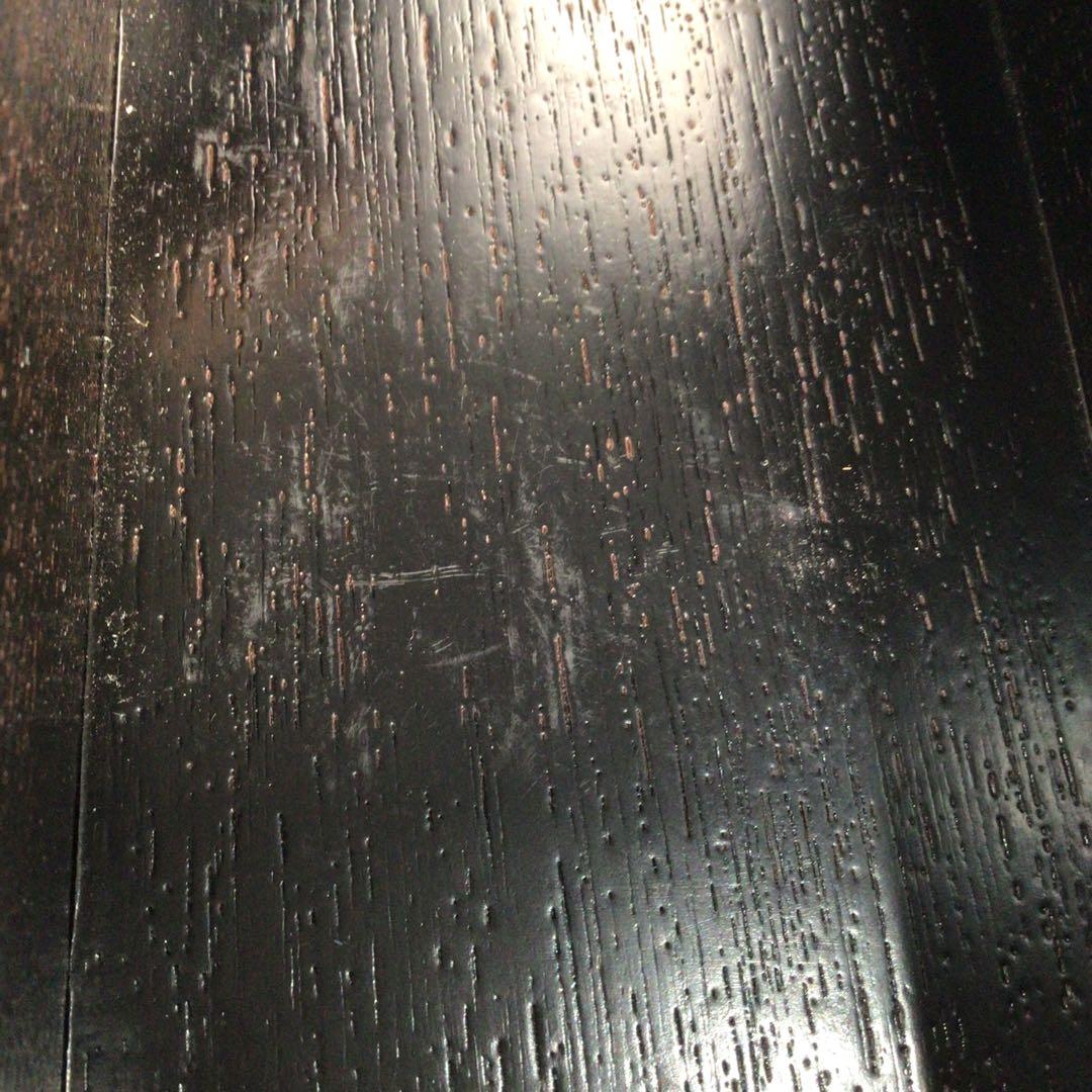 Ｍ８３２　茶箱　『溜塗』『利休形』『茶碗　棗　茶杓　茶筅　振出　茶巾筒』　茶道具