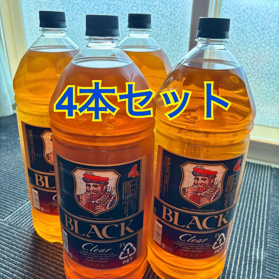 ブラックニッカクリア 4L×4本セット