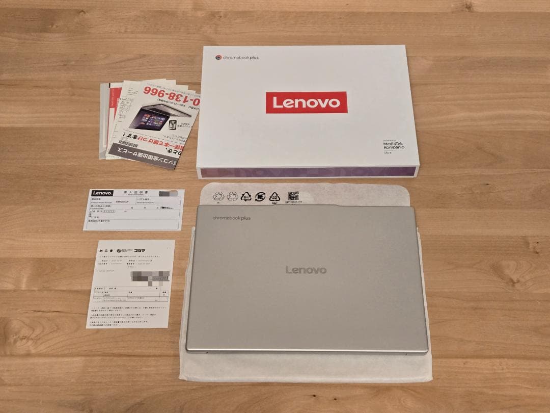 最速 Lenovo Chromebook Plus Gen10 新品同様 未登録