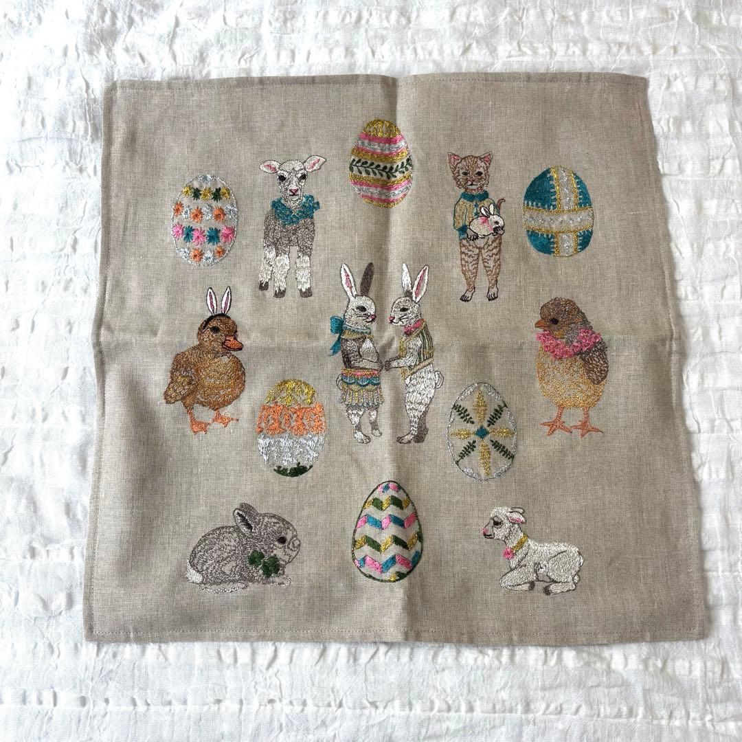 【新品未使用】coral & tusk クッションカバー イースター エッグ