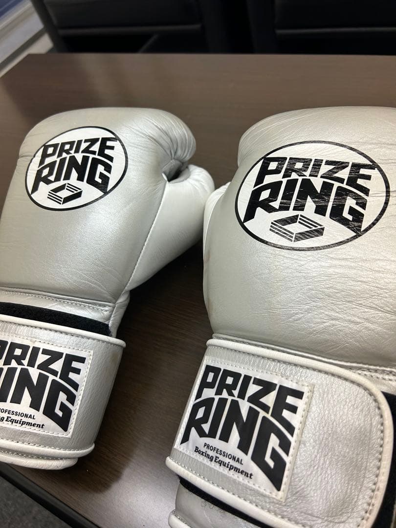 PRIZE RING ボクシンググローブ 10oz シルバー