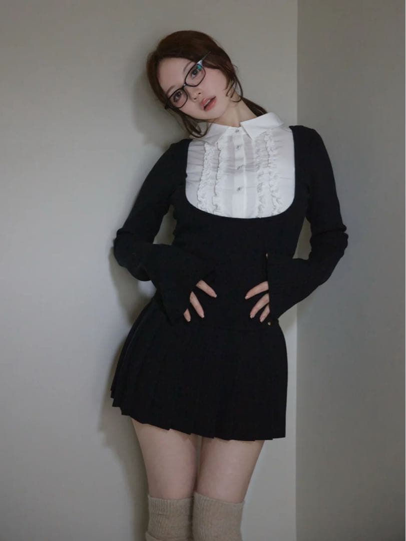 ワンピース Lotta frill mini dress