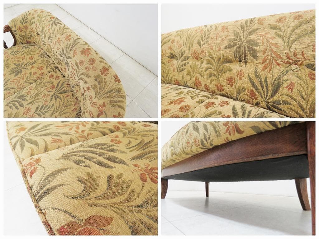 ★美品★■三越家具 ブルージュ■2人掛けソファ■オーク■日本製■カントリーハウス