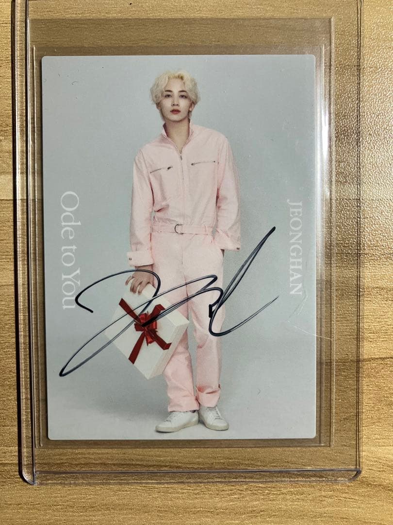 SEVENTEEN セブチ　ジョンハン　直筆サイン　トレカ　3枚セット