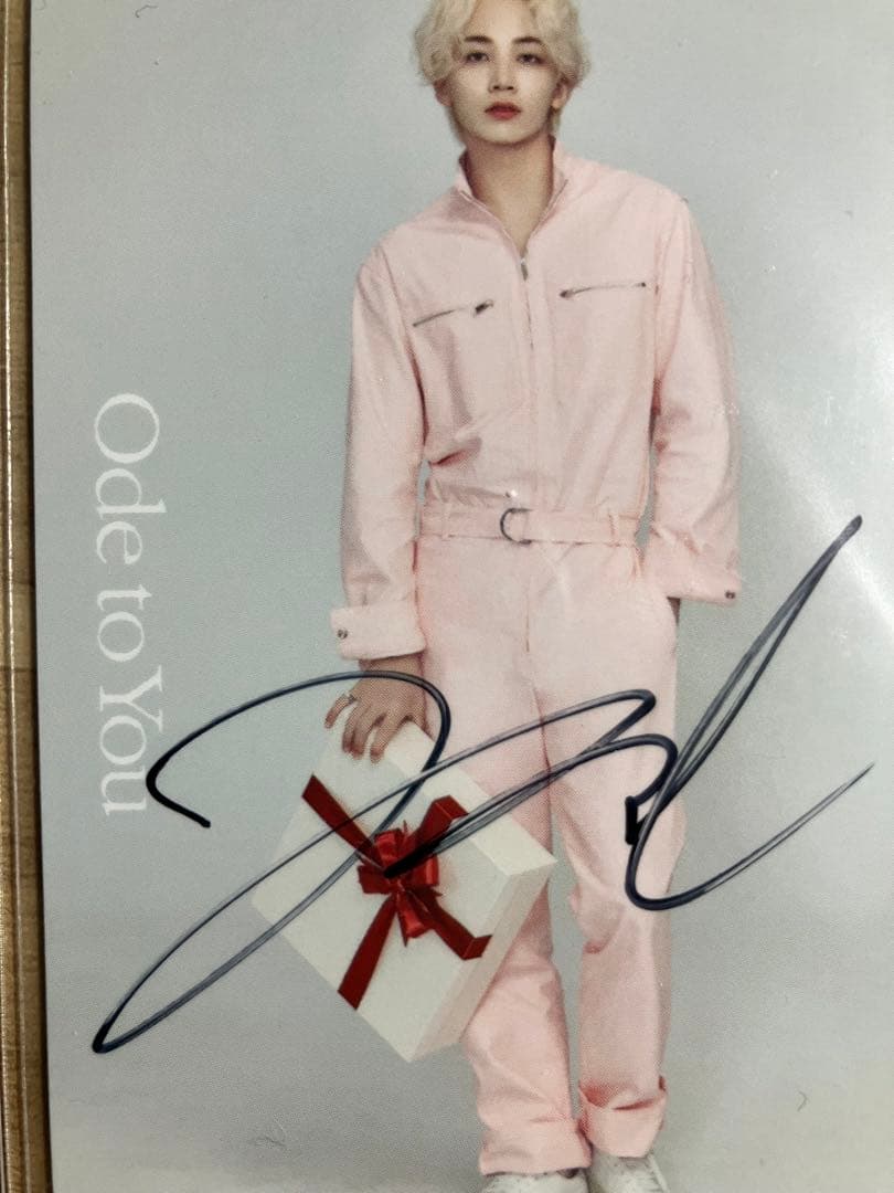 SEVENTEEN セブチ　ジョンハン　直筆サイン　トレカ　3枚セット