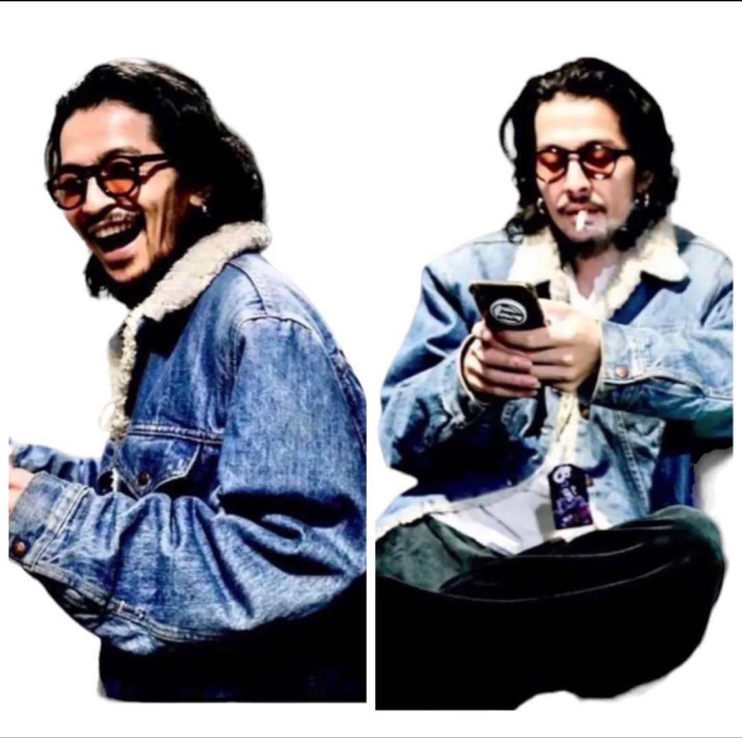 【Levi's】80s リーバイス ボアパイルデニムジャケット USA製 40R