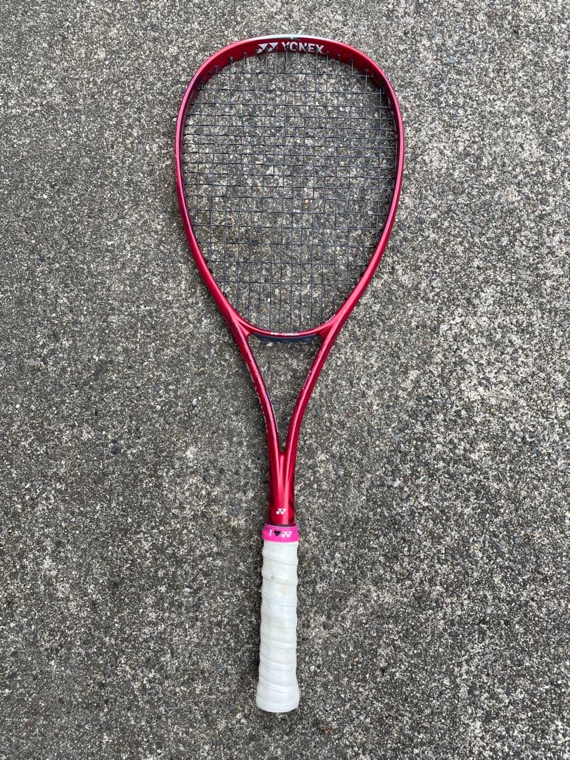 YONEX VOLTRAGE 7S レッド テニスラケット(軟式用)