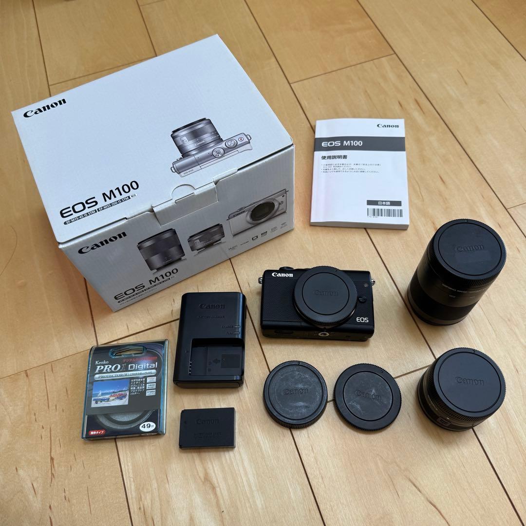 Canon EOS M100 ミラーレスカメラ セット