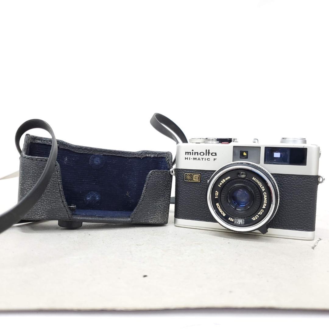 フィルムカメラ Minolta HI-MATIC F E G0129-272-4v p