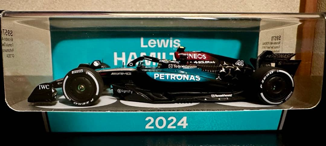 スパーク 1/43 メルセデスW15 シンガポールGP 2024 L.ハミルトン