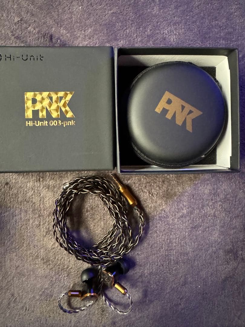 有線ピヤホン5 Hi-Unit 003-pnk 有線イヤホン