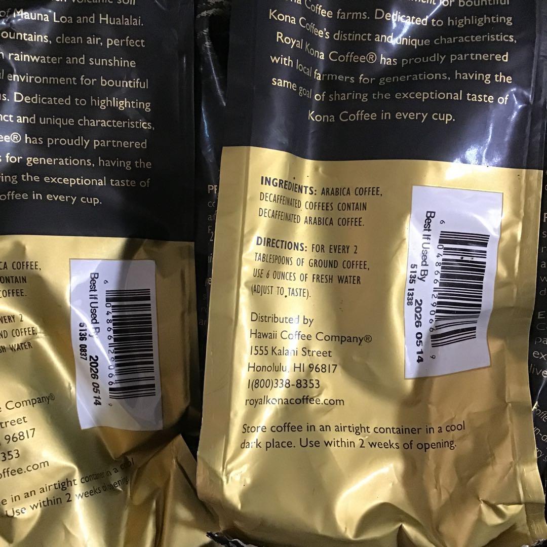  KONA coffee ロイヤル　豆7袋粉7袋