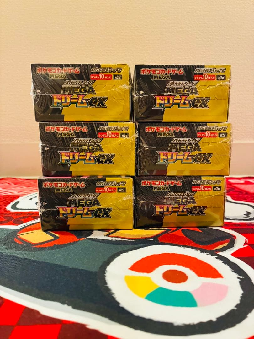 ポケカ シュリンク付き MEGAドリームex 6BOXまとめ売り