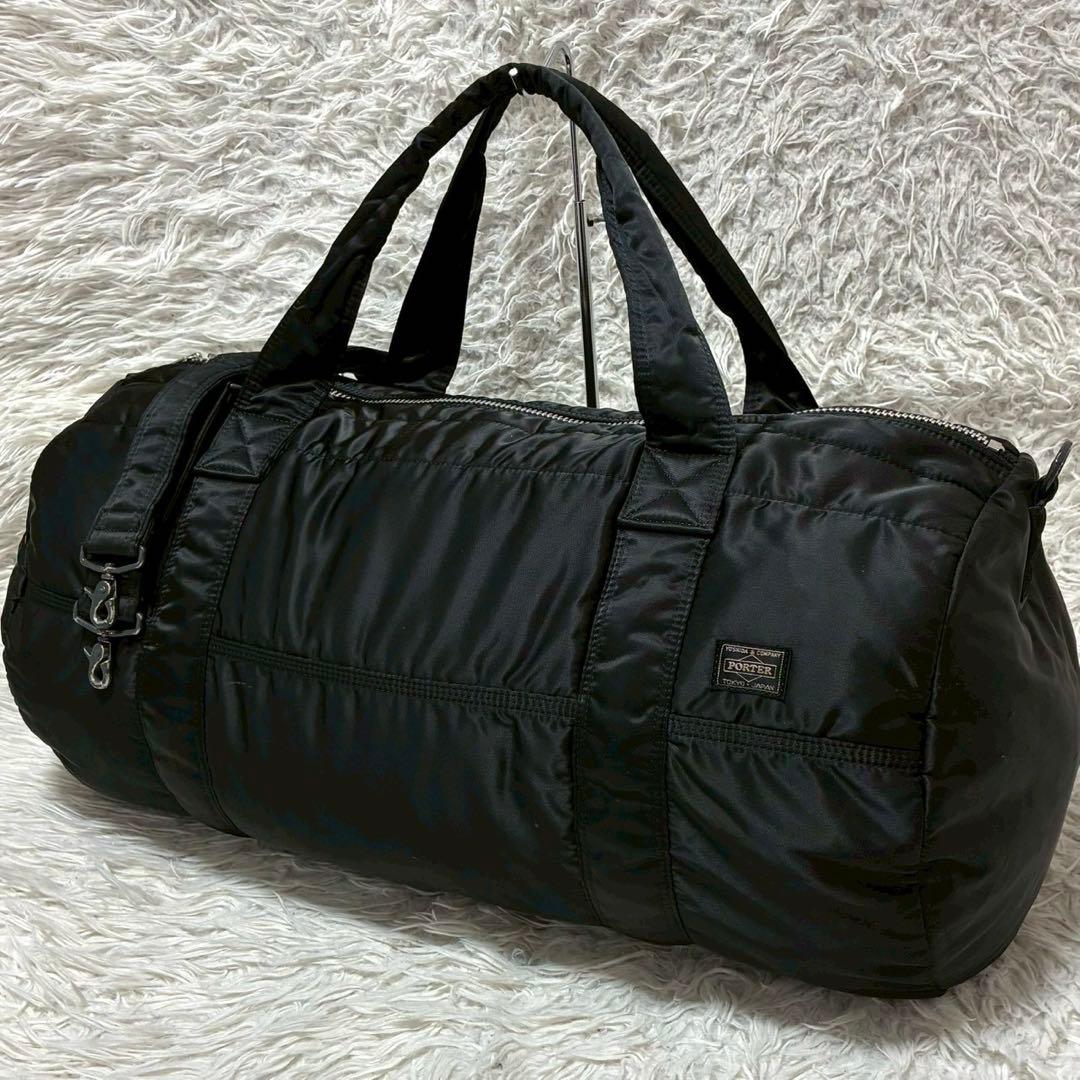 ロゴ極美品✨️PORTER ポーター タンカー ボストンバッグ 2way XL