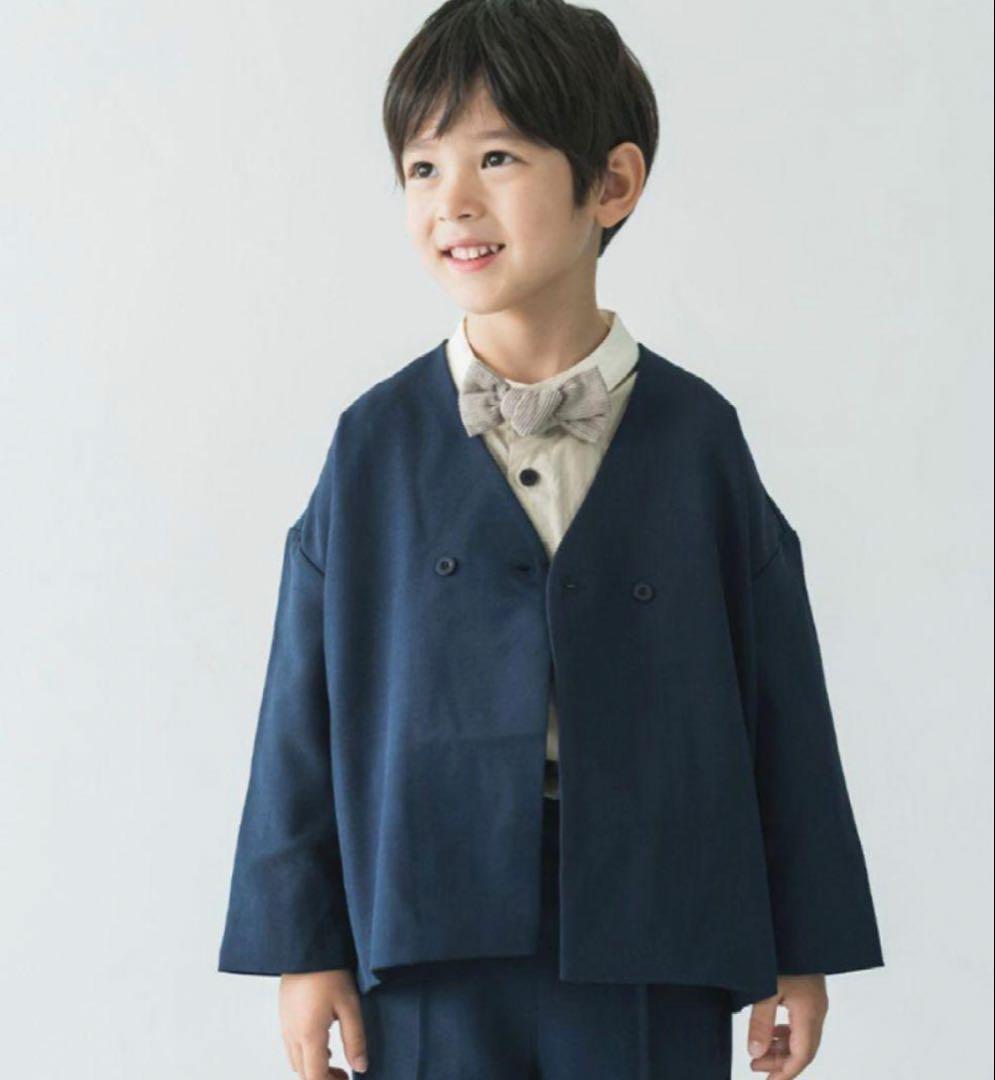 【美品　riziere　リジュール】　セットアップ　シャツ　ネクタイ　100