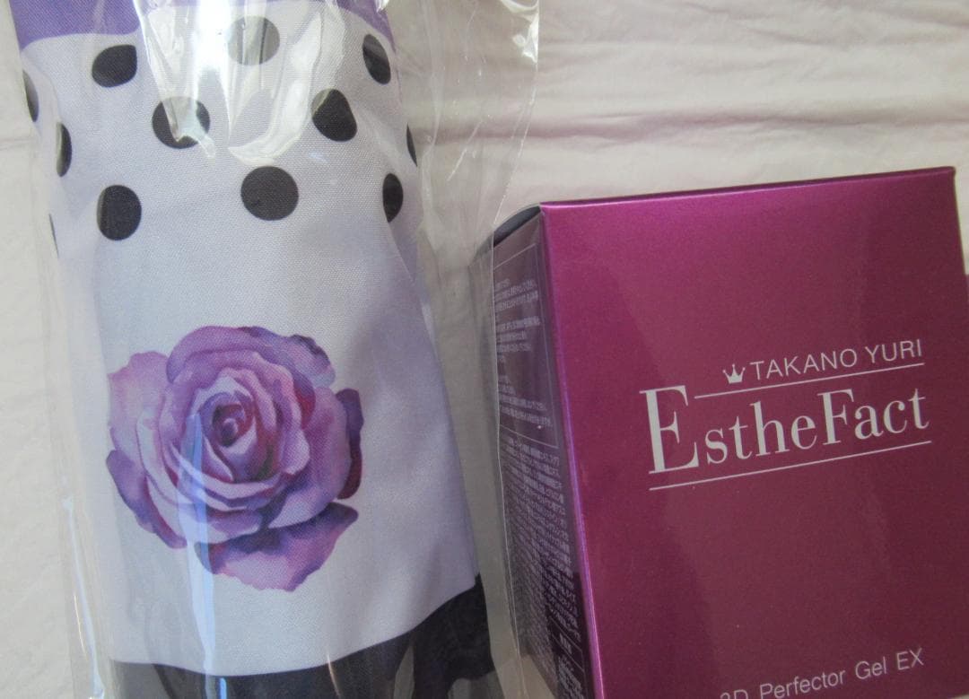 たかの友梨 エステファクト 3DパーフェクタージェルEX2個＆薔薇柄日傘