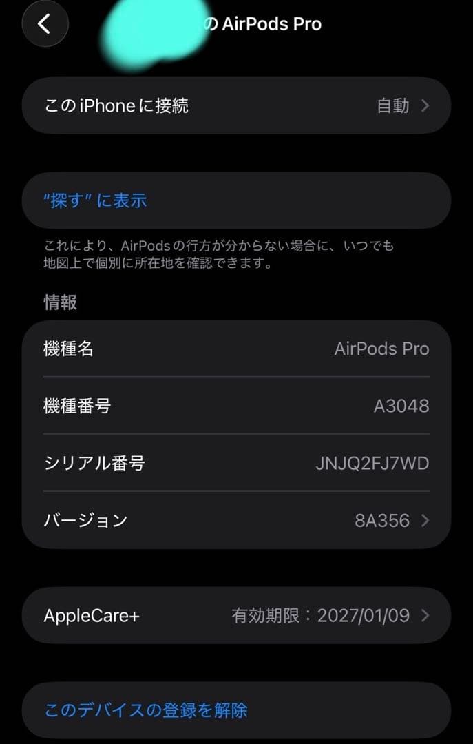 Apple AirPods Pro 2 本体