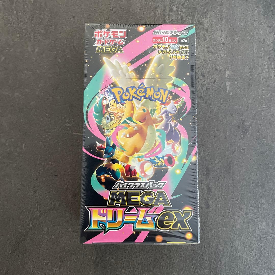 ポケモンカードゲーム MEGA ドリームex BOX シュリンク付き
