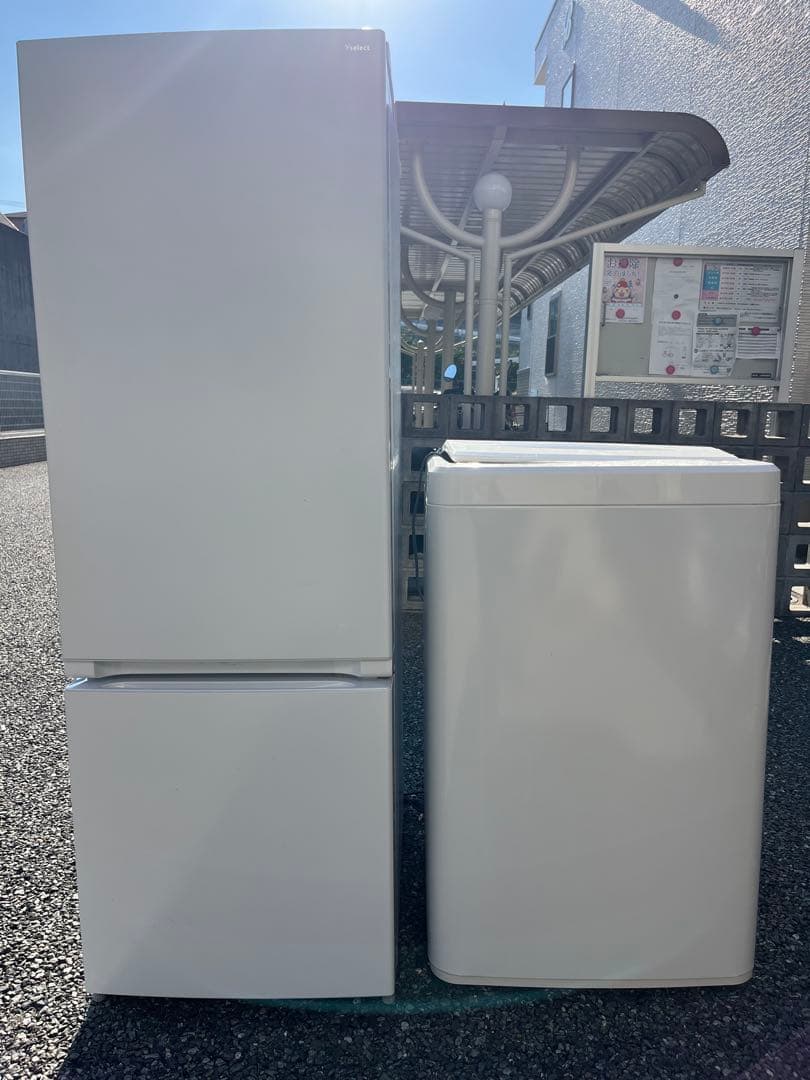 福岡市配送設置無料　大きめ179L 冷蔵庫、洗濯機セット