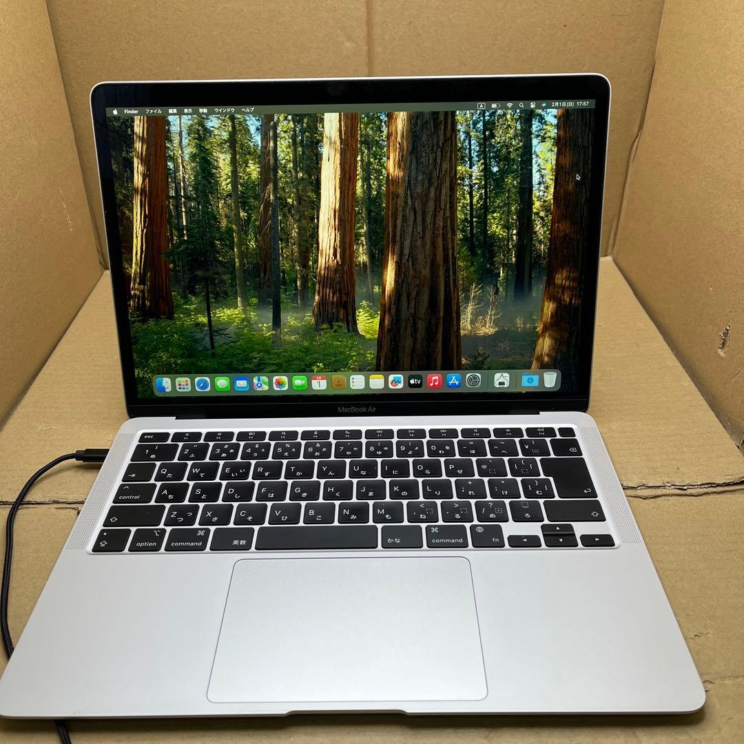 MacBook Air（M1,2020） 13.3インチ　シルバー　A2337