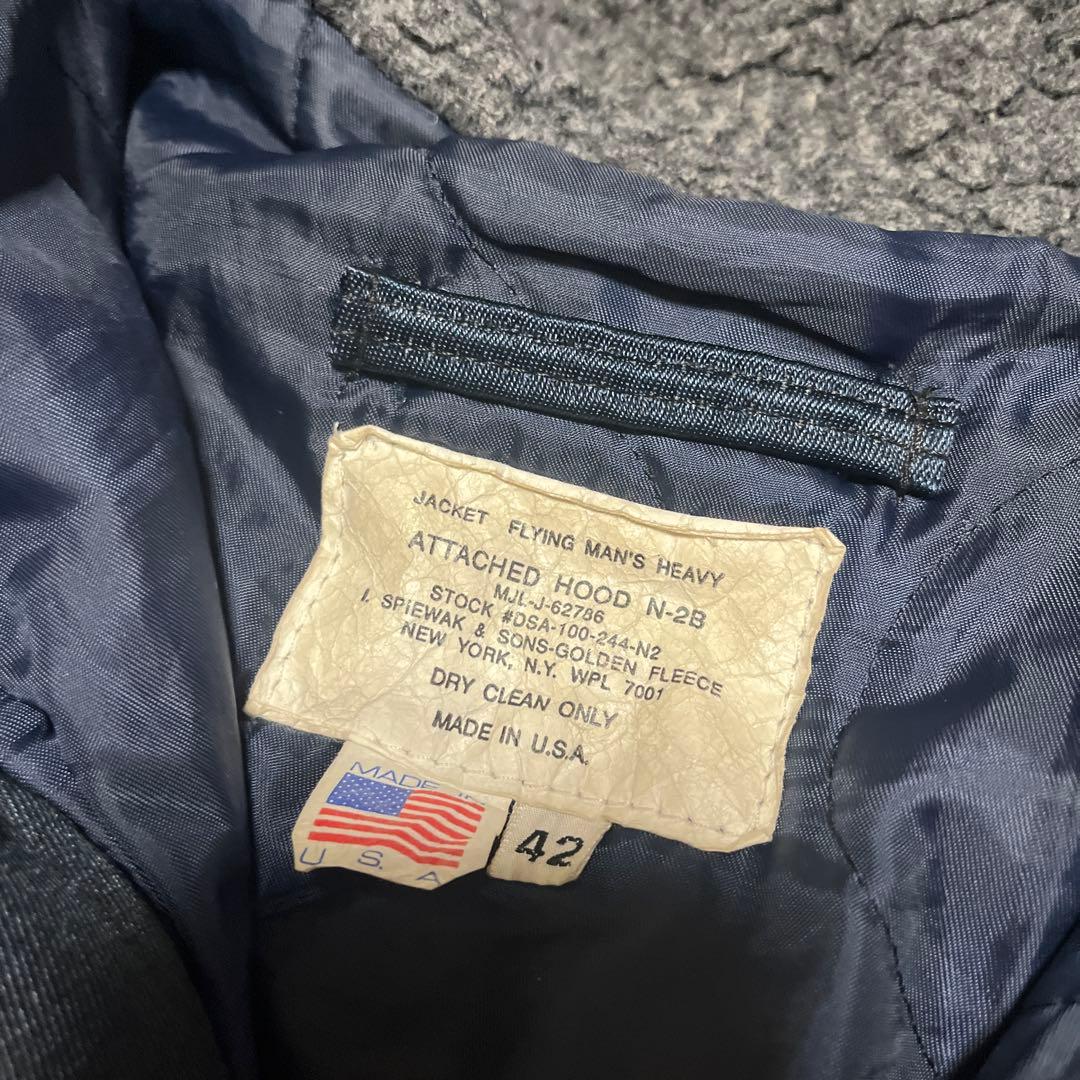 spiewak N-2B フライトジャケット USA製 ネイビー 42