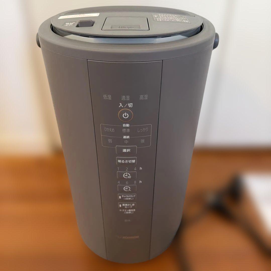 象印 スチーム式加湿器 EE-DC50 グレー 訳あり（内部塗装剥げあり）取説付