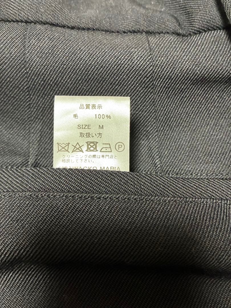 スーツ WACKOMARIA DOUBLE PLEATED CHINO TROUSERS