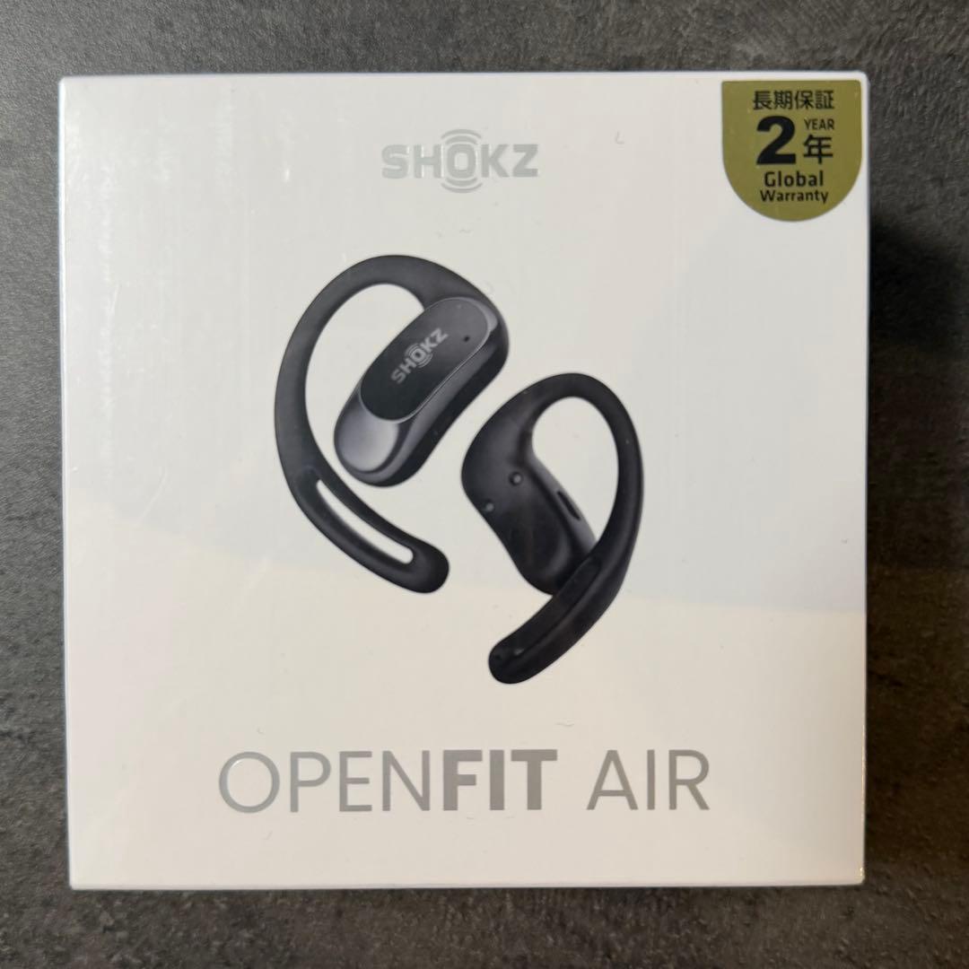 未開封　新品　SHOKZ OPENFIT AIR ブラック ワイヤレスイヤフォン