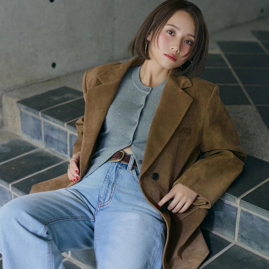 美品 SeaRoomlynn collab スエードライクオーバージャケット M