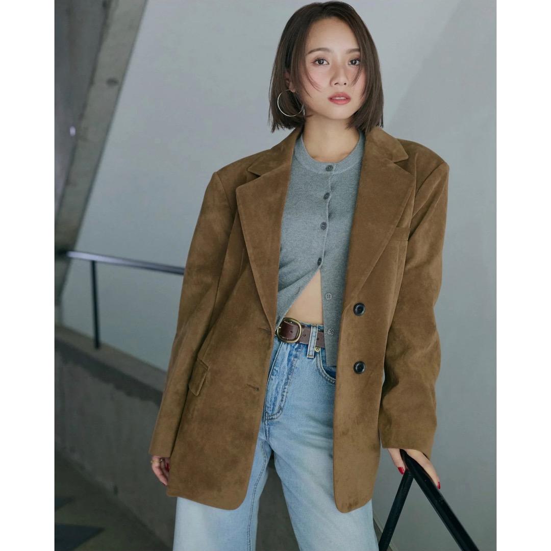 美品 SeaRoomlynn collab スエードライクオーバージャケット M