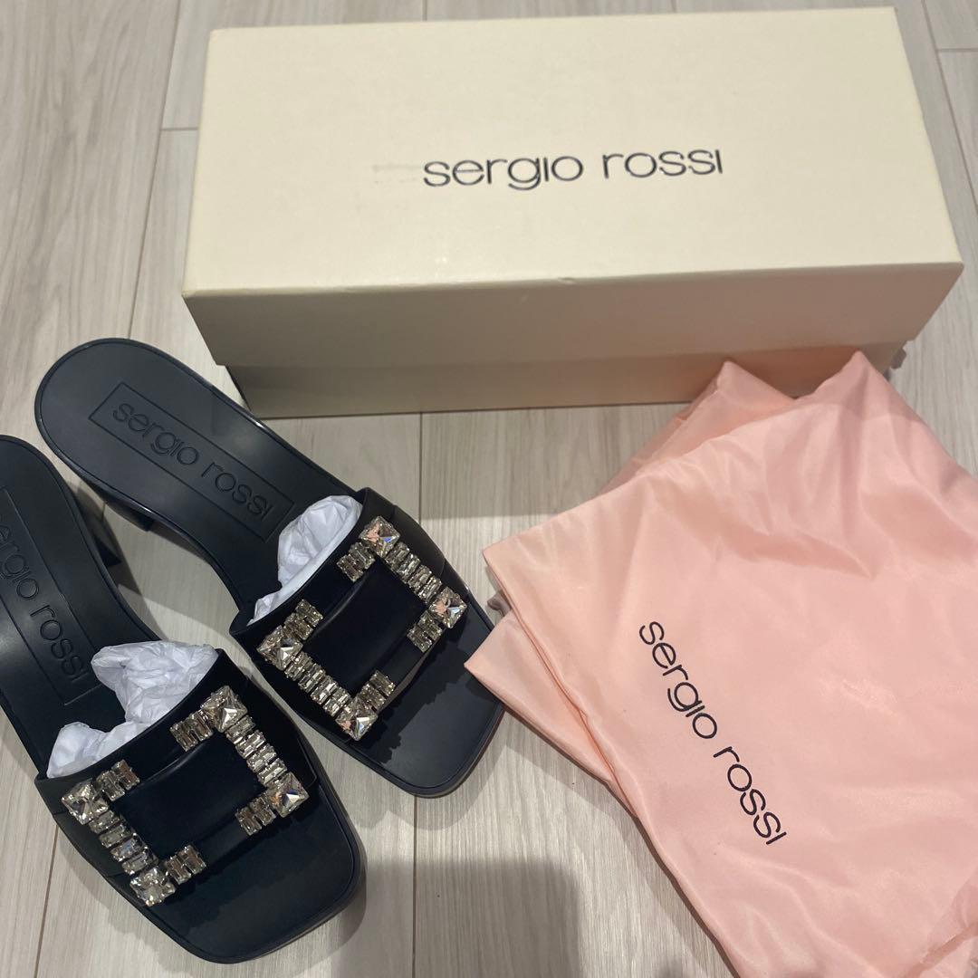 Sergio Rossi セルジオロッシ　ビジューサンダル　37サイズ
