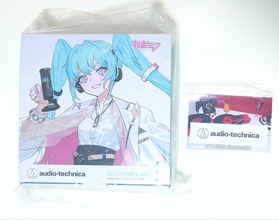 オーディオテクニカ AT2020USB-X MIKU 初音ミク マイク 新品
