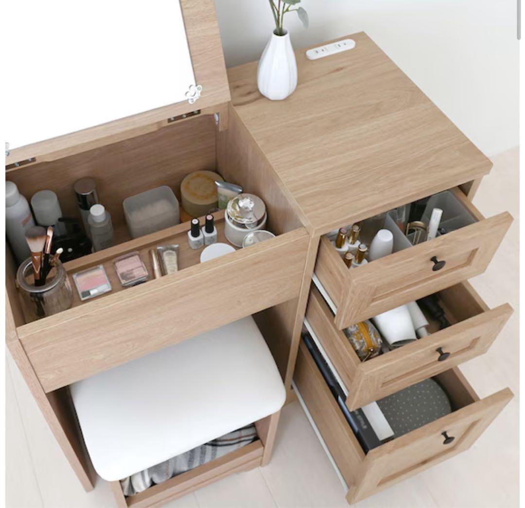 ※pkb32／デスクのみ※【ニトリ】一台二役のドレッサーデスク