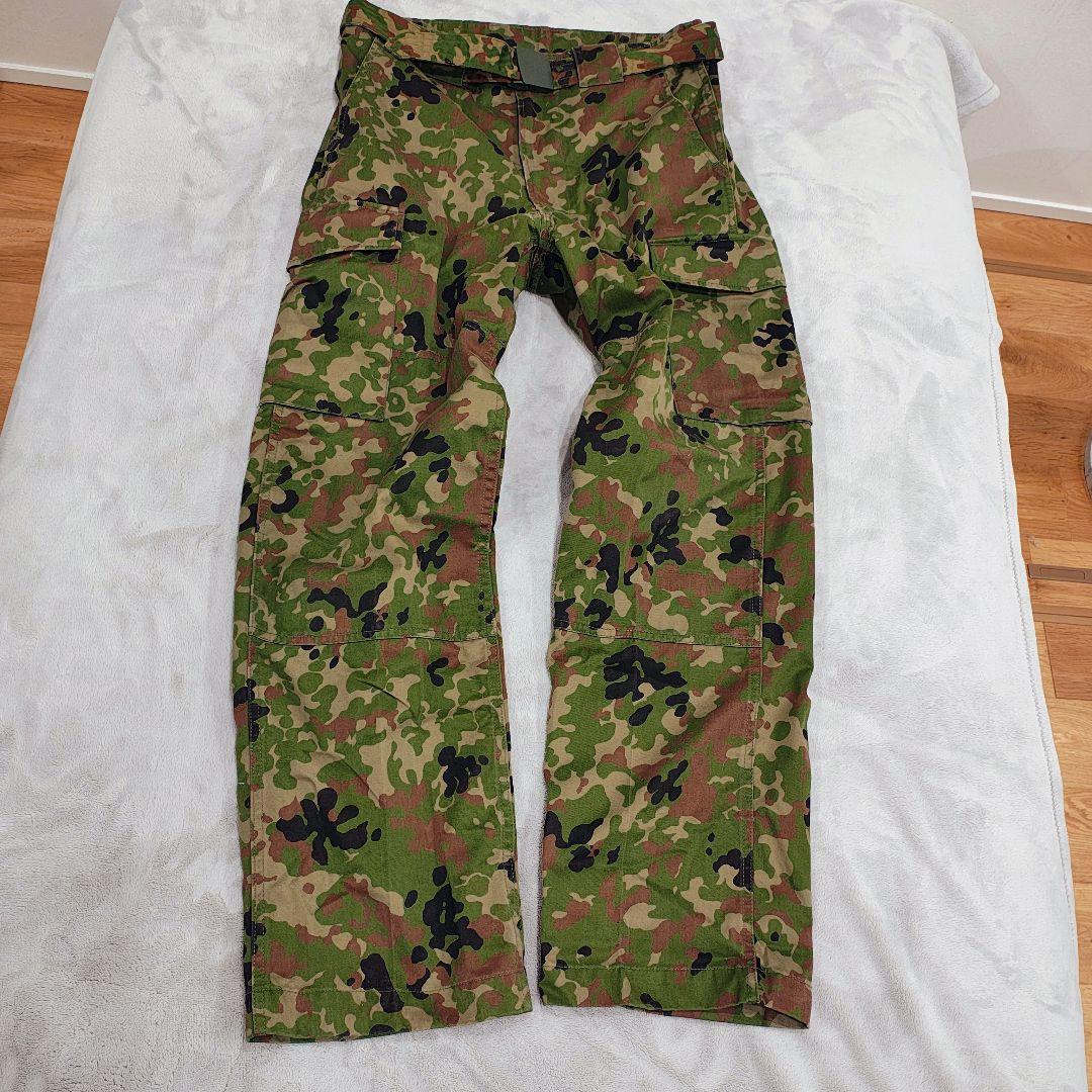 自衛隊迷彩戦闘服タイプ 上下セット ベルト付