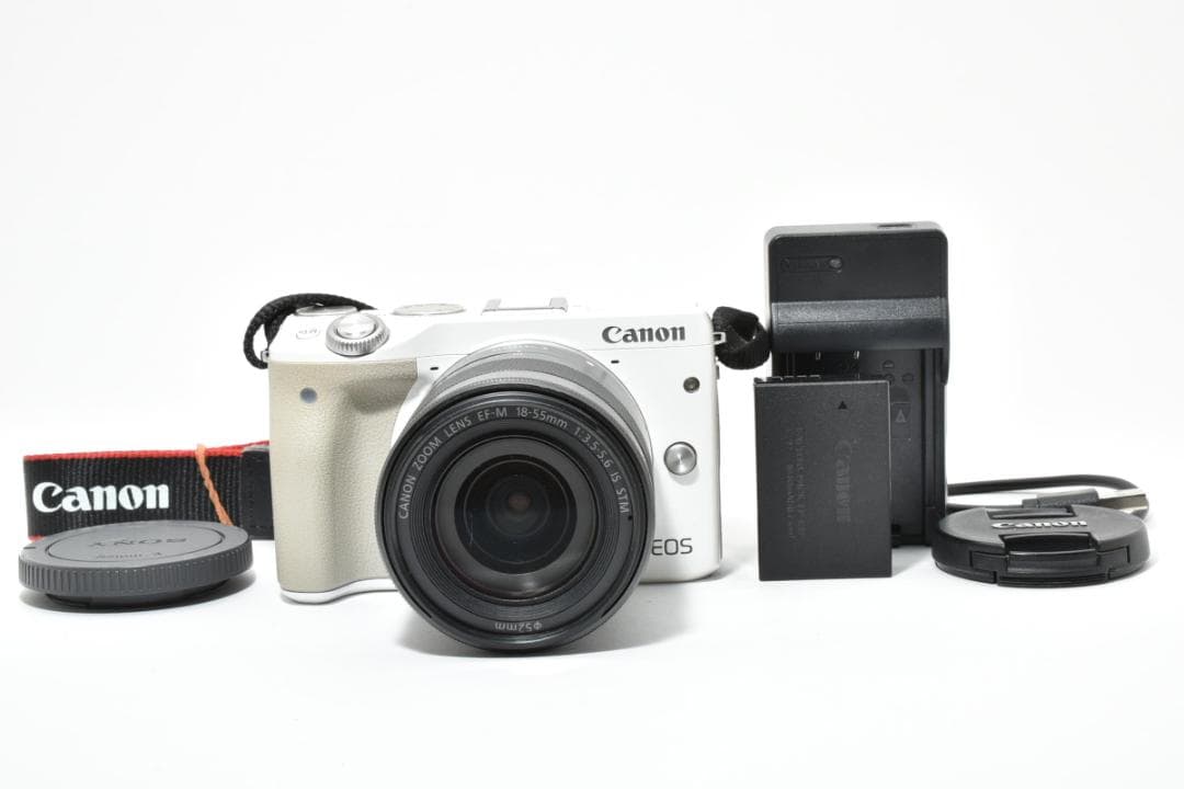 ■美品■Canon キヤノン EOS-M3 18-55 IS-STM