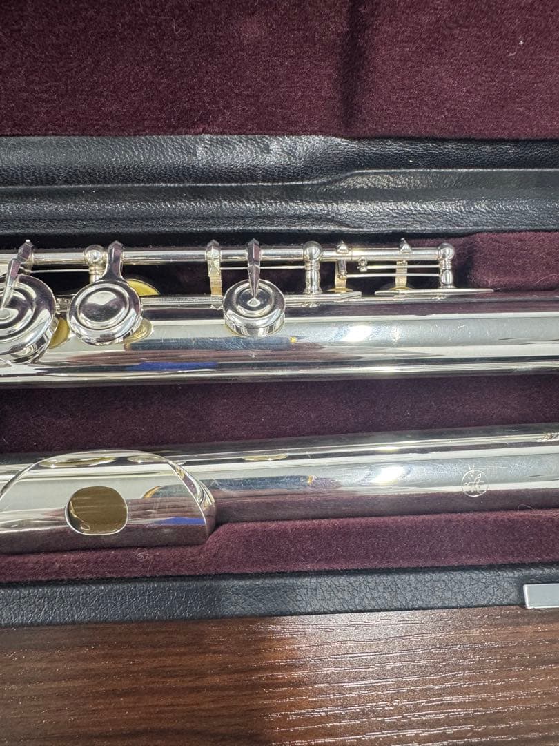 tom【美品】YAMAHA フルート YFL-212J ID 銀製頭部管
